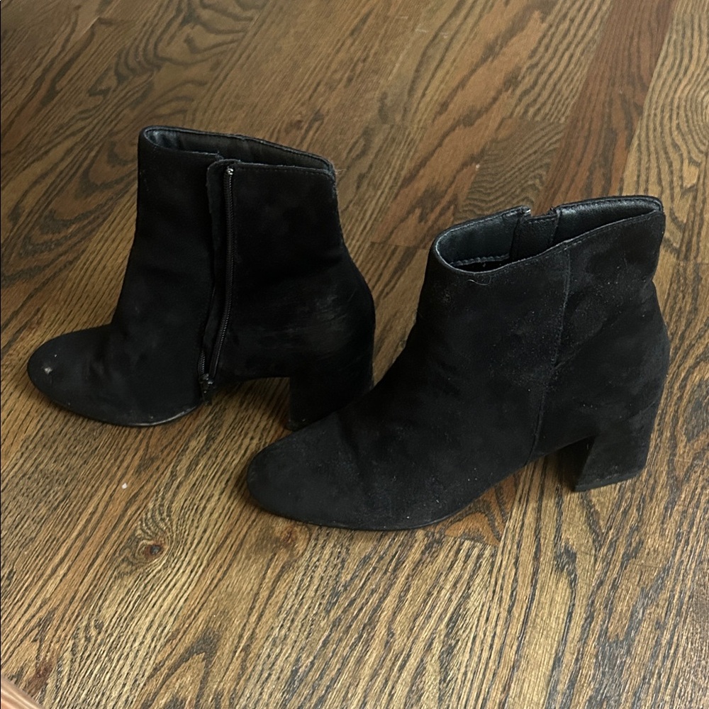 Black Suede Ankle Boots
